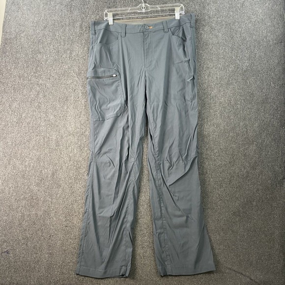 Eddie Bauer Other - Eddie Bauer Pants Mens 36x32 Blue Gray Outdoors Hiking Nylon Cargo